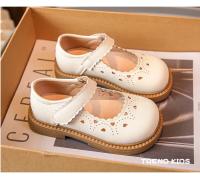 Zapatos de cuero para niña, calzado de vestir suave y Chic, con recortes de corazón, Princesa, Moda de Primavera y otoño, 2024 - details 15