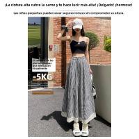 Pantalones Casuales de Encaje Estilo Completo de Pierna Ancha Culottes de Verano para Mujeres - details 8