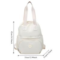 Mochila deportiva de nailon de estilo coreano a la moda, bolso de hombro de viaje de nailon de Color sólido, bolso de mano con diseño de nicho, bolso de Fitness, viaje - details 1