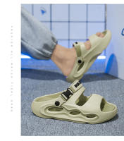 Sandalias para hombre 2025 verano nuevo color a juego de gran tamaño transpirable suela gruesa antideslizante talla de pareja zapatillas abiertas modelos de hombre - details 1