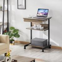 Mesa Ordenadora con Ruedas Pequeña Escritorio para Juegos con Cajón Espacio Límite Negro 79,5x56x51cm - details 28