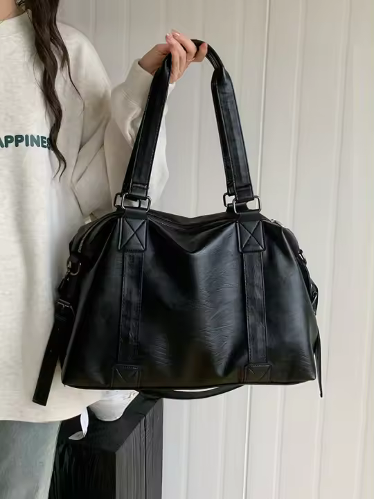 Bolso de viaje portátil para mujer, nueva versión coreana, bolso de mano informal, bolso de mensajero de gran capacidad, bolso de equipaje - 1