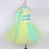 Vestido Tutu de Pescado Pato Vestido de Princesa Amarillo Brillante para Niñas - details 6
