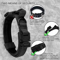 Juego de correas tácticas duraderas, collar militar estable para mascotas, correa para perros medianos y grandes, accesorios de entrenamiento para pastor alemán - details 4