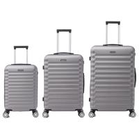 Elegante Conjunto de Maletas de Viaje Carcasa Ligera de ABS, Cerradura Numerada, 4 Ruedas Giratorias 360°, Asa Telescópica de Aluminio - details 5