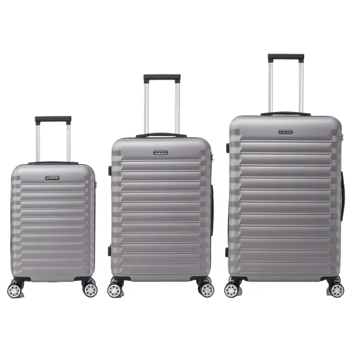 Elegante Conjunto de Maletas de Viaje Carcasa Ligera de ABS, Cerradura Numerada, 4 Ruedas Giratorias 360°, Asa Telescópica de Aluminio - 1