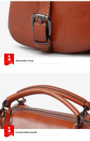 FOXER-Bolso cruzado de cuero PU para mujer, bandolera de gran capacidad con cremallera, informal - details 13