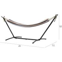 medianas Hamaca de tela con soporte, 300 x 117 x 100 cm - details 5
