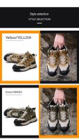 Zapatos de Seguridad para Hombres Botas de Trabajo Indestructibles con Punta de Acero - details 6
