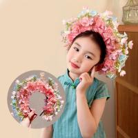 Tocado de flores con cabeza de Quanzhou, guirnalda de flores de estilo étnico, accesorios para el cabello, accesorios de fotografía - details 13
