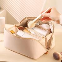 Bolsa de baño multifuncional ins bolsa de almacenamiento de gran capacidad impermeable portabilidad de viaje bolsa de cosméticos simple de alto valor - details 2