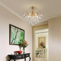 WUZUPS 5-Light Crystal Pendant Ceiling Light
