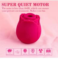Vibrador de Alta Velocidad en Forma de Rosa Juguete Sexual Estimulador para Mujeres Certificado CE - details 1