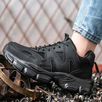 Zapatos de protección para hombre y mujer, zapatillas de trabajo, zapatos de seguridad a la moda, antigolpes, antipinchazos, indestructibles, botas de trabajo, 2025 - details 7