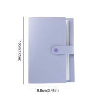 Álbum de colección de 100 billetes de gran capacidad, libro de almacenamiento de dinero impermeable a prueba de polvo, libro de tarjetas de billete de hoja interior de estilo coreano - details 0