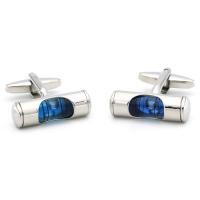 Gemelos de calidad para hombre, hechos de material de latón de alta calidad, color azul, diseño degradado, venta al por mayor y al por menor - details 3