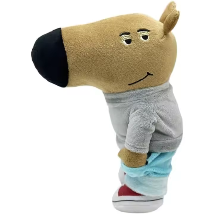 Juguete de peluche Chill Guy, peluche de expresión de 9,1", almohada de peluche suave con relleno de Chill Guy, regalo para fanáticos y niños - 1