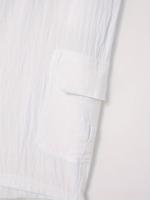 Pantalones cortos Cargo de lino con múltiples bolsillos para hombre, pantalones cortos con cordón de cintura a la moda para exteriores - details 25