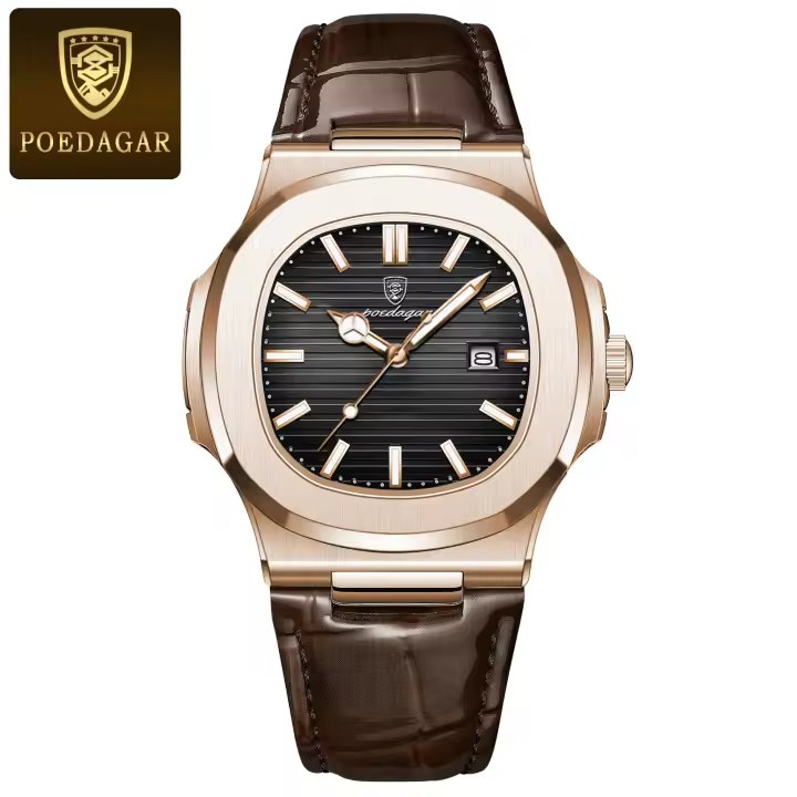 Reloj ultrafino de marca suiza para hombre, nuevo reloj de cuarzo impermeable a la moda. - 1