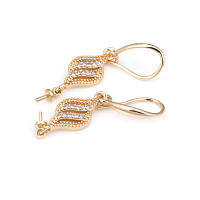Latón color oro de 18 quilates, compatible con cuentas de medio agujero con ganchos de medio pasador para pendientes, joyería de alta calidad, accesorios para manualidades. - details 19