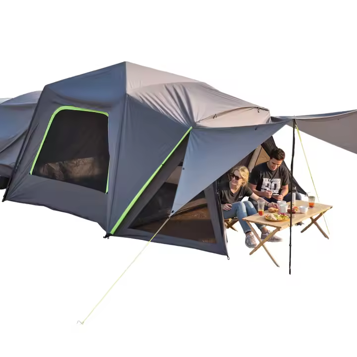 SucceBuy Tienda de campaña para Acampar, Impermeable, Doble Capa, con Ventanas de Malla y Bolsa de Almacenamiento, Ideal para Aventuras al Aire Libre - 1