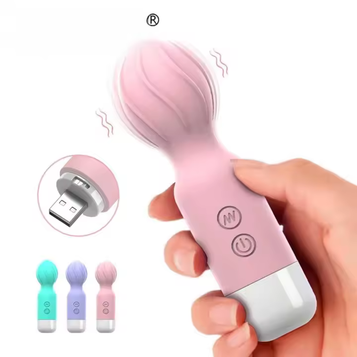 Vibrador Mini AV Leten Vibrador Mágico para Mujeres Recargable por USB - 1