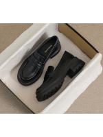Mocasines de Suela Gruesa para Mujer Zapatos de Cuero Retro de Primavera 2025 - details 15