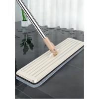 Fregona plana con cabezal de fibra ultrafina, juego de cubo de fregona giratoria y fregona reemplazable para limpieza de suelos - details 7