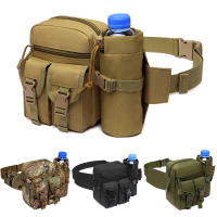 Piñonera táctica de nailon para hombre, teléfono con bolsa para botella de agua, deportes al aire libre, ejército, caza - details 0
