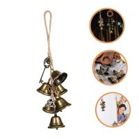 Campana de viento de bruja para colgar en la puerta, campanilla de brujería, campanas de Brujas, campanas de templo, viento Retro, 2 piezas - details 5