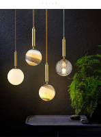 Tomaxin Luz de colgante moderna de metal Bombilla LED ahorradora de energía - details 9