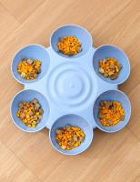 Bol para Mascotas en Forma de Flor Alimentador Tricotal para Cachorros Botella de Agua para Gatos - details 6