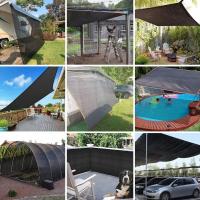 Tela de Sombra Solar con Ochilas Venta de Sombra Negra para Jardín Trasero al Aire Libre - details 4
