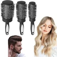 Peine Redondo Cepillo de Nailón para Estilizar el Cabello Tubo Termérico de Aluminio - details 8