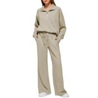YC1508 Conjunto Casual de Mujer de Dos Piezas: Sudaderas de Gran Tamaño y Pantalones de Pierna Ancha para Mujer - details 38