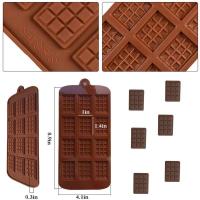 Molde de chocolate, barras cuadradas antiadherentes, reutilizable para proteína de caramelo, molde de silicona para chocolate - details 5