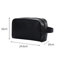 Bolsa de Cosméticos de Viaje de Gran Capacidad Organizador de Maquillaje de Cuero PU con Cremallera - details 8