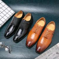 Zapatos Para Hombre de cuero repujado, informales, lujosos, británicos, formales, Oxford - details 18