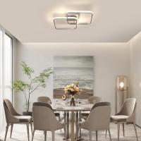 50W Plafon LED Techo Regulable, Lampara Techo con Mando a Distancia 3000K-6500K 59cm, Moderno Lamparas de Techo Salon Cuadrado para Dormitorio Salon Baño Cocina Comedor Pasillo - details 19
