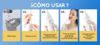 Hilo dental de agua, púas para dientes, 4 chorros, 3 modos, portátil, inalámbrico, D52, limpiador de dientes, púas orales impermeables IPX7 - details 5