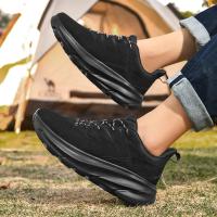 Zapatillas de Correr Antideslizantes de Cuero Nubuck Calzado Deportivo Casual para Hombres - details 15