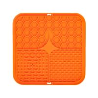 Estera de silicona para lamer mascotas, plato de comida lenta para mascotas, distracción de baño para perros, succionador de silicona para perros, suministros de alimentación para entrenamiento de alimentos para perros - details 6