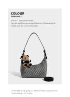 Bolso bandolera retro de un solo hombro, nueva bolsa tejida de hierba estilo casual para vacaciones, bolso de playa simple tipo bandolera. - details 9