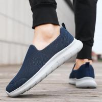 Zapatos de malla ligeros y transpirables para hombre, zapatillas informales antideslizantes para caminar al aire libre, zapatos de conducción, talla grande - details 20