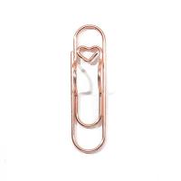 Clips de papel multifuncionales en forma de amor, 15 Uds., portalápices de Metal para sujeción de documentos de agenda - details 15