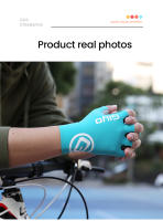 Giyo-guantes cortos de ciclismo sin dedos, manoplas antideslizantes de tela de LICRA para bicicleta de montaña y carretera, guantes de medio dedo para carreras deportivas - details 12