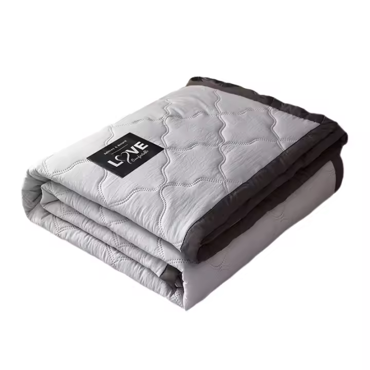 Manta de Cuadros de Verano Wostar Material de Poliéster Suave Cubierta de Cama de Lujo - 1