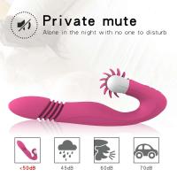 Vibrador de Lengua Telescópica Dildo Caliente para Estimulación Clitoriana y Punto G - details 5