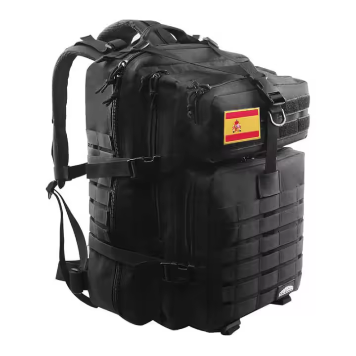 Mochila táctica militar 3P, para exteriores, impermeable, Senderismo, fundas de caza y acampada, 50 l, gran capacidad, para hombre - 1