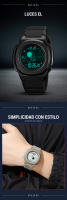 SKMEI-relojes deportivos de cuenta atrás para hombre, cronógrafo informal con luz trasera y fecha Digital, estilo astronauta, a la moda - details 3